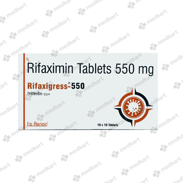 RIFAXIGRESS 550MG TABLET 10'S