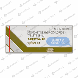 AXEPTA 18MG TABLET 10'S