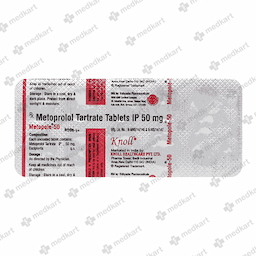 METOPOLE 50MG TABLET 10'S