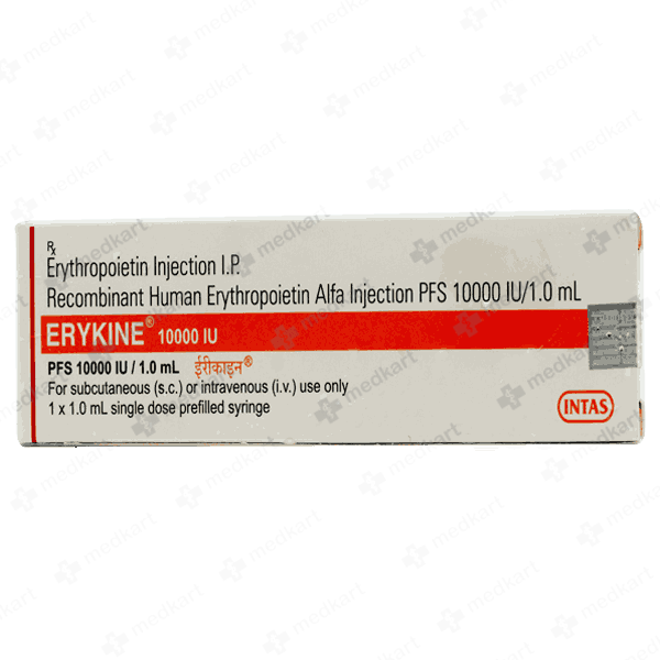 ERYKINE 10000IU INJECTION 1 ML