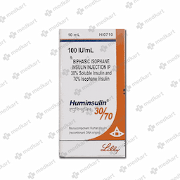 HUMINSULIN 30/70 100IU VIAL 10 ML