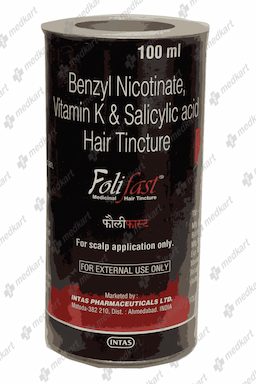 FOLIFAST HAIR TINCTUR SOLUTION 100 ML