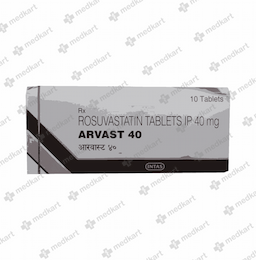 ARVAST 40MG TABLET 10'S