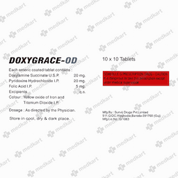 DOXYGRACE OD TABLET 10'S