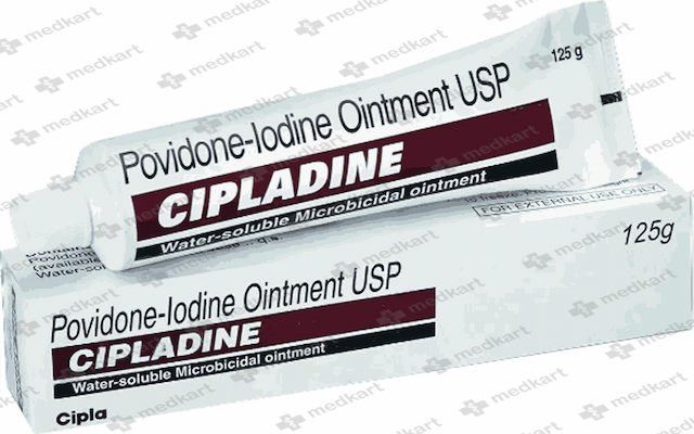 CIPLADINE OINTMENT 125 GM