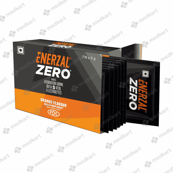 ENERZAL ZERO ORANGE SACHET 5 GM