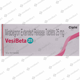 VESIBETA 25MG TABLET 10'S