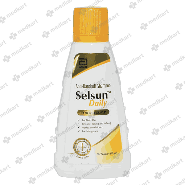 SELSUN DAILY ANTI DANDRUFF SHAMPOO 60ML