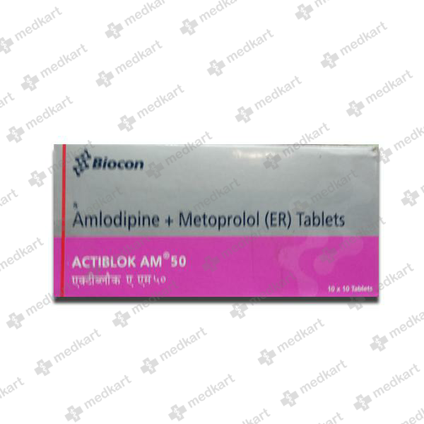 ACTIBLOK AM 50MG TABLET 10'S