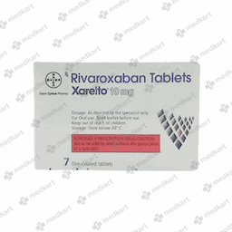 XARELTO 10MG TABLET 7'S