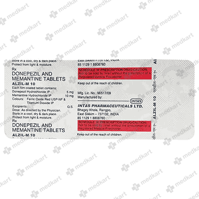 ALZIL M 10MG TABLET 10'S