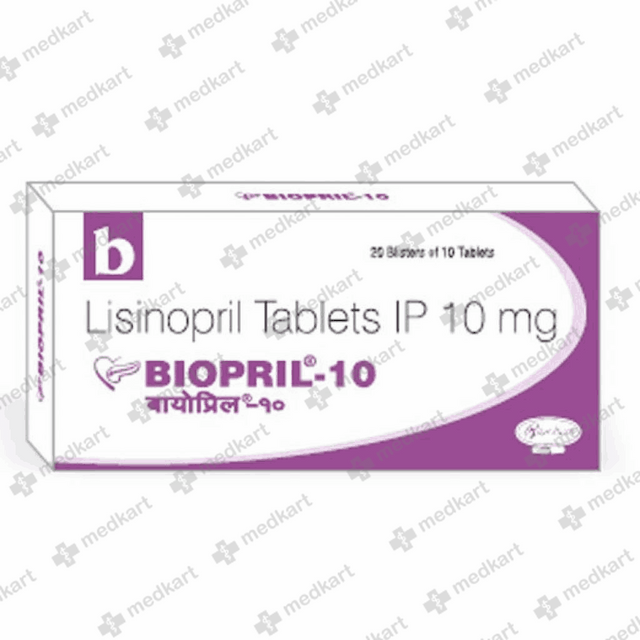 BIOPRIL 10MG TABLET 10'S