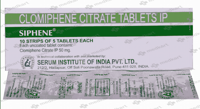 SIPHENE 50MG TABLET 5'S