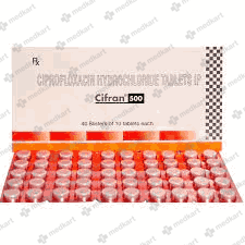 CIFRAN 500MG TABLET 10'S