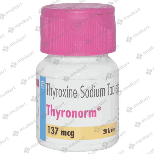 THYRONORM 137MCG TABLET 120'S