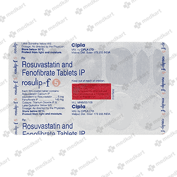 ROSULIP F 5MG TABLET 10'S