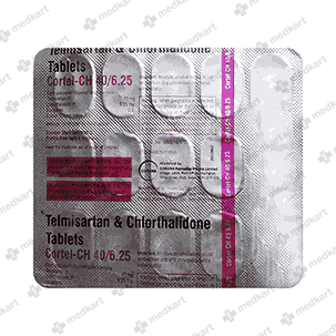 CORTEL CH 40/6.25MG TABLET 15'S