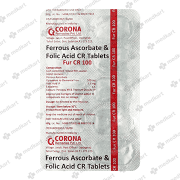 FUR CR 100MG TABLET 10'S