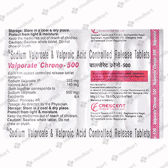 VALPORATE CHRONO 500MG TABLET 10'S