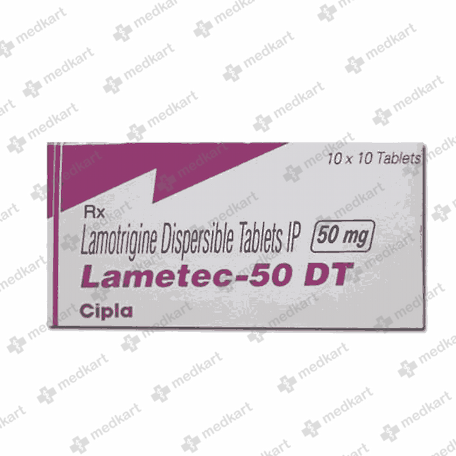 LAMETEC 50MG DT TABLET 10'S