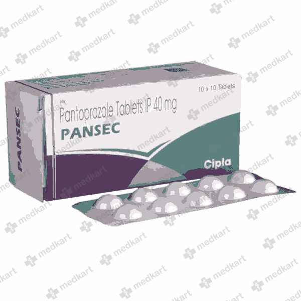 PANSEC 40MG TABLET 10'S