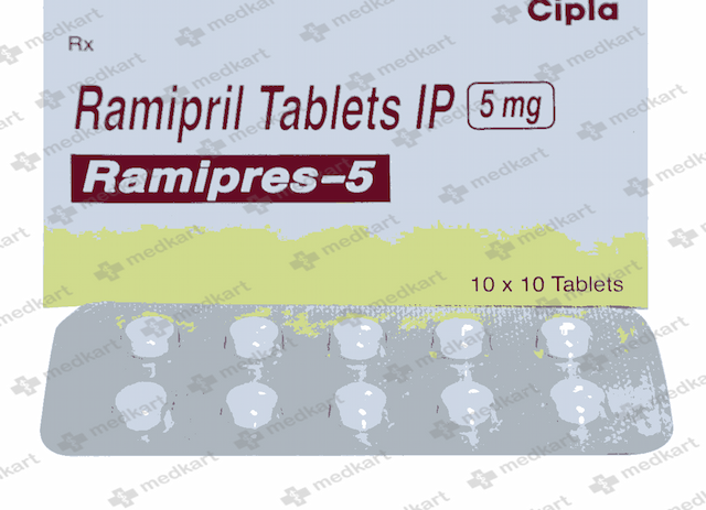 RAMIPRES 5MG TABLET 10'S