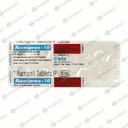 RAMIPRES 10MG TABLET 10'S