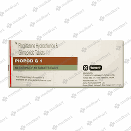 PIOPOD G 1MG TABLET 10'S