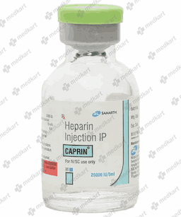 CAPRIN 25000IU INJECTION VIAL 5 ML