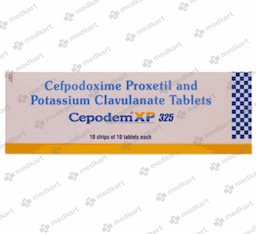 CEPODEM XP 325MG TABLET 10'S