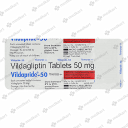 VILDAPRIDE 50MG TABLET 10'S