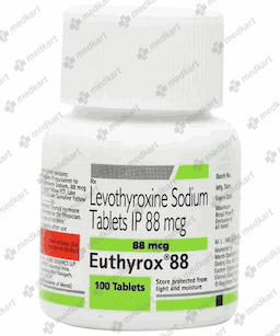 EUTHYROX 88MCG TABLET 100'S