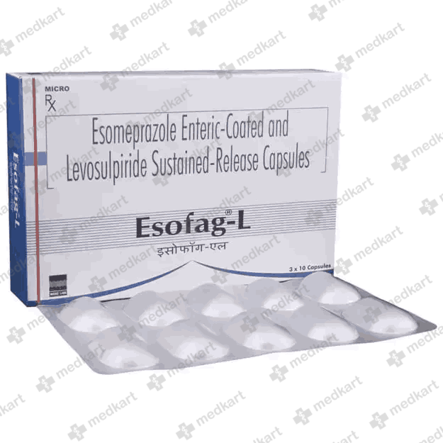 ESOFAG L CAPSULE 10'S