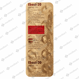 EBAST 20MG TABLET 10'S