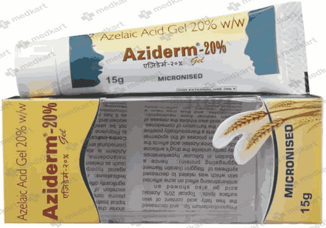 AZIDERM 20% GEL 15 GM