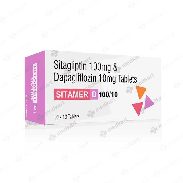 SITAMER D 100/10MG TABLET 10'S