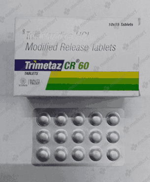 TRIMETAZ CR 60MG TABLET 15'S