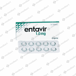 ENTAVIR 1MG TABLET 10'S