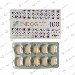 ENDOGEST 400MG CAPSULE 10'S