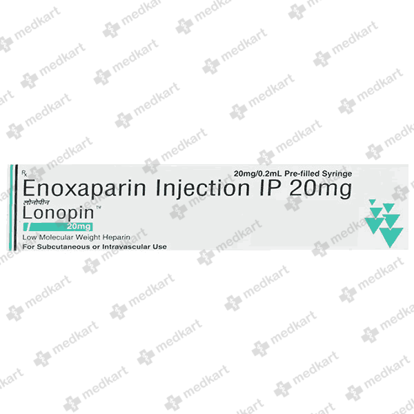 LONOPIN 20MG INJECTION 0.2 ML