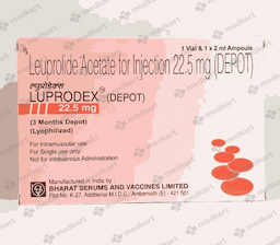 LUPRODEX DEPOT 22.5 MG INJECTION