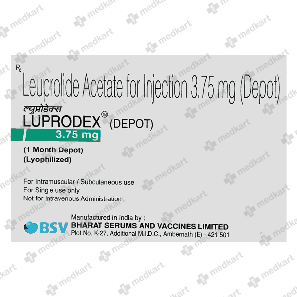 LUPRODEX DEPOT 3.75MG INJECTION