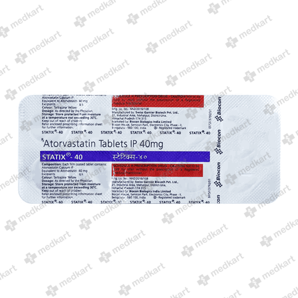 STATIX 40MG TABLET 10'S