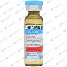 BEPARINE 5000IU INJECTION 5 ML