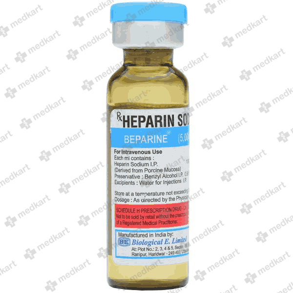 BEPARINE 5000IU INJECTION 5 ML