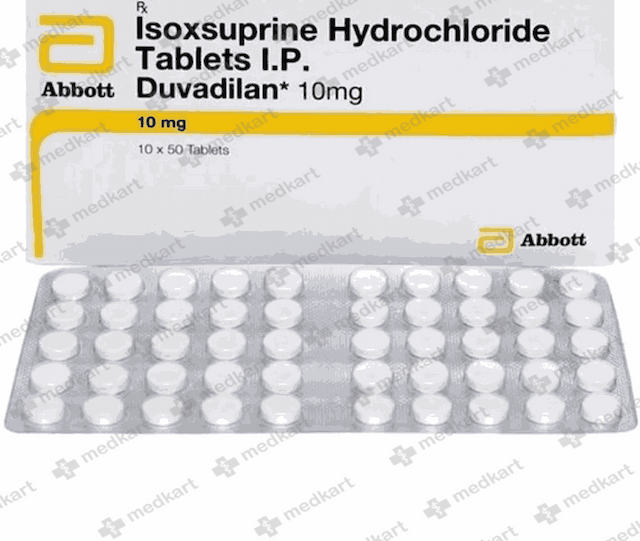 DUVADILAN 10MG TABLET 50'S