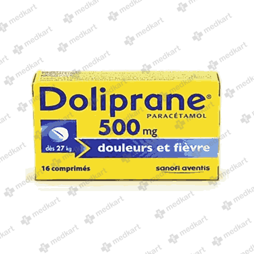 DOLIPRANE 500MG TABLET 10'S