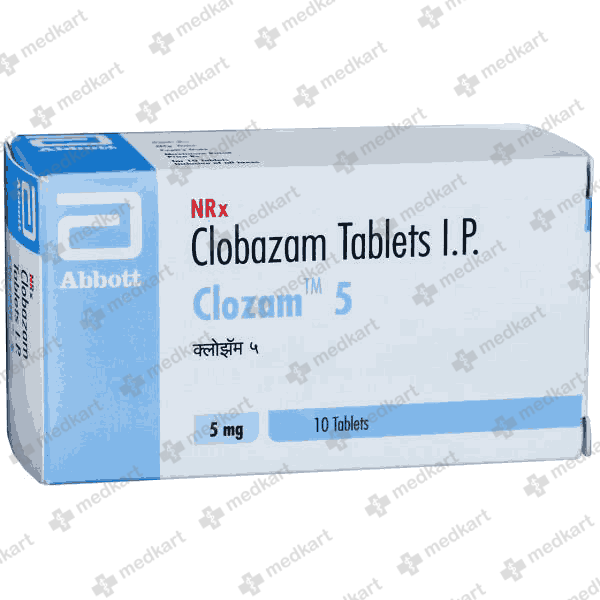 CLOZAM 5MG TABLET 10'S