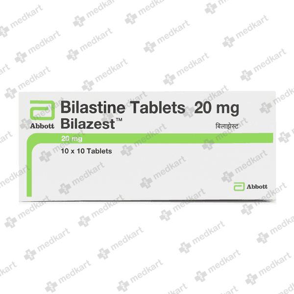 BILAZEST 20MG TABLET 10'S