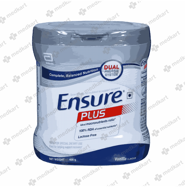 ENSURE PLUS VANILLA POWDER 400 GM